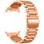 Ремінець Deexe Stainless Steel для Samsung Galaxy Watch 8 (40/44mm) / 8 Classic (43/47mm) / Ultra 2 - Rose Gold