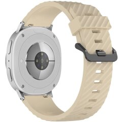 Ремешок KALEBOL Tire Pattern для Samsung Galaxy Watch 8 (40/44mm) / 8 Classic - Beige