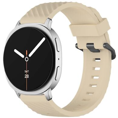 Ремешок KALEBOL Tire Pattern для Samsung Galaxy Watch 8 (40/44mm) / 8 Classic - Beige