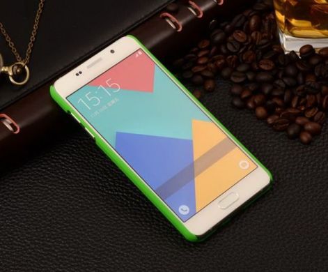 Пластикова накладка Deexe Hard Case для Samsung Galaxy A3 (2016), Зелений