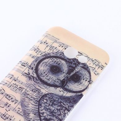 Силиконовый (TPU) чехол Deexe Life Style для Samsung Galaxy A3 2017 (A320) - Owl Pattern