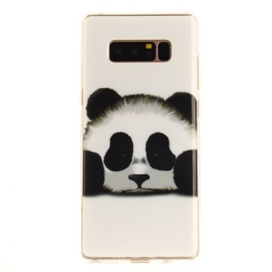 Силиконовый чехол Deexe Life Style для Samsung Galaxy Note 8 (N950) - Panda Pattern