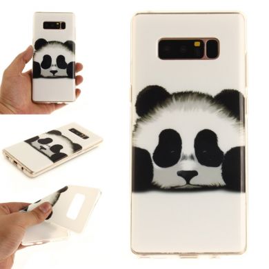 Силиконовый чехол Deexe Life Style для Samsung Galaxy Note 8 (N950) - Panda Pattern