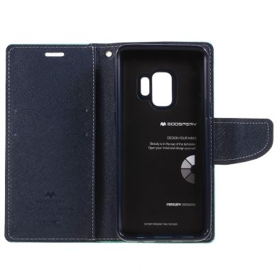 Чохол-книжка MERCURY Fancy Diary для Samsung Galaxy S9 (G960), Бірюзовий