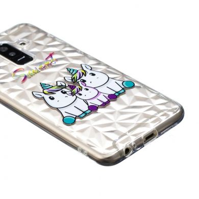 Силіконовий чохол UniCase 3D Diamond Pattern для Samsung Galaxy A6+ 2018 (A605), Unicorn Family