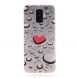 Силиконовый (TPU) чехол Deexe Life Style для Samsung Galaxy A6+ 2018 (A605) - Red Heart and Raindrop. Фото 2 из 7