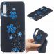 Силиконовый (TPU) чехол Deexe Life Style для Samsung Galaxy A7 2018 (A750) - Blue Flower. Фото 1 из 5