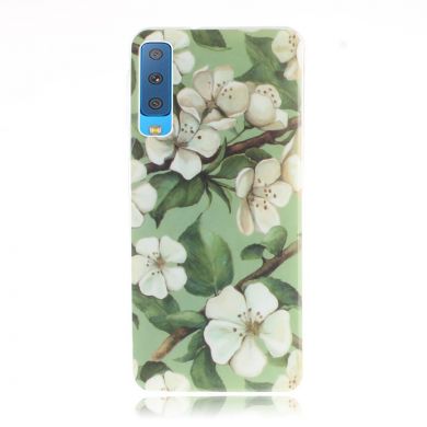 Силіконовий (TPU) чохол Deexe Life Style для Samsung Galaxy A7 2018 (A750) - Pretty Flowers