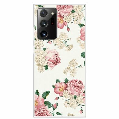Силіконовий (TPU) чохол Deexe Life Style для Samsung Galaxy Note 20 Ultra (N985) - Flowers