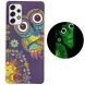 Силіконовий (TPU) чохол Deexe LumiCase для Samsung Galaxy A33 (A336) - Owl / Mandala Flower