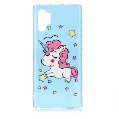 Силіконовий (TPU) чохол Deexe LumiCase для Samsung Galaxy Note 10+ (N975) - Unicorn
