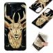 Силиконовый (TPU) чехол Deexe LumiCase для Samsung Galaxy S20 (G980) - Elk Pattern. Фото 1 из 7