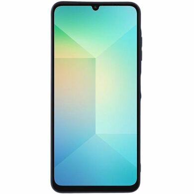 Силиконовый (TPU) чехол Deexe Matte Case для Samsung Galaxy A06 (A065) - Black