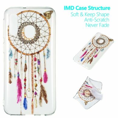 Силіконовий (TPU) чохол Deexe Pretty Glossy для Samsung Galaxy A40 (А405) - Dream Catcher
