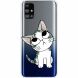 Силиконовый (TPU) чехол Deexe Pretty Glossy для Samsung Galaxy M31s (M317) - Cute Cat. Фото 1 из 5