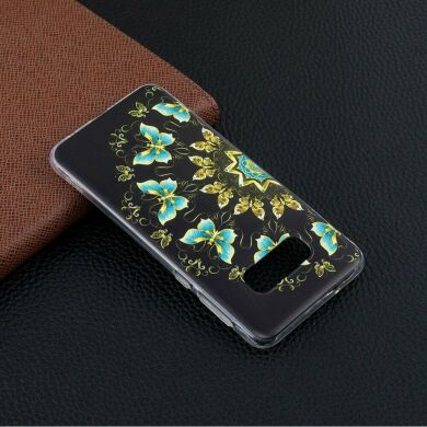 Силіконовий (TPU) чохол Deexe Pretty Glossy для Samsung Galaxy S10e (G970), Colorized Butterfly