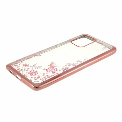 Силиконовый (TPU) чехол Deexe Shiny Cover для Samsung Galaxy S10 Lite (G770) - Rose Gold