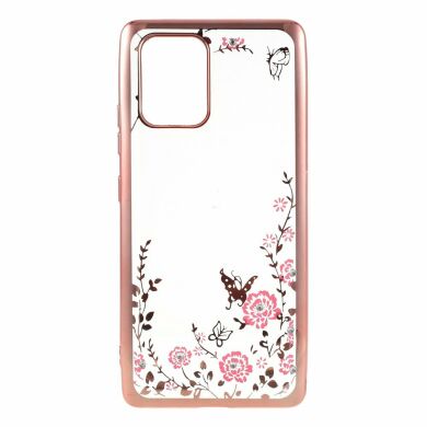 Силиконовый (TPU) чехол Deexe Shiny Cover для Samsung Galaxy S10 Lite (G770) - Rose Gold
