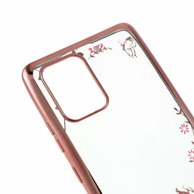 Силиконовый (TPU) чехол Deexe Shiny Cover для Samsung Galaxy S10 Lite (G770) - Rose Gold