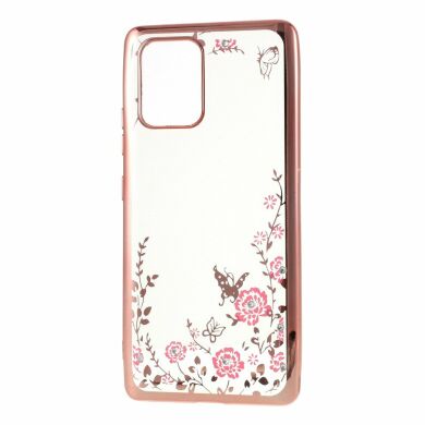 Силиконовый (TPU) чехол Deexe Shiny Cover для Samsung Galaxy S10 Lite (G770) - Rose Gold