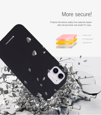 Силиконовый (TPU) чехол MERCURY Silicone Case для Samsung Galaxy A50 (A505) / A30s (A307) - Black