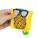Силіконовий (TPU) чохол UniCase 3D Cartoon Pattern для Samsung Galaxy A6+ 2018 (A605), Pineapple Wearing Glasses
