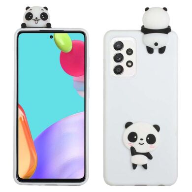 Силиконовый (TPU) чехол UniCase 3D Cartoon Pattern для Samsung Galaxy A72 (А725) - Cute Panda