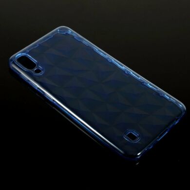 Силиконовый (TPU) чехол UniCase 3D Diamond Grain для Samsung Galaxy M10 (M105) - Blue