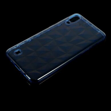 Силиконовый (TPU) чехол UniCase 3D Diamond Grain для Samsung Galaxy M10 (M105) - Blue