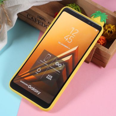 Силиконовый (TPU) чехол UniCase 3D Pattern для Samsung Galaxy A6+ 2018 (A605) - Pineapple Pattern
