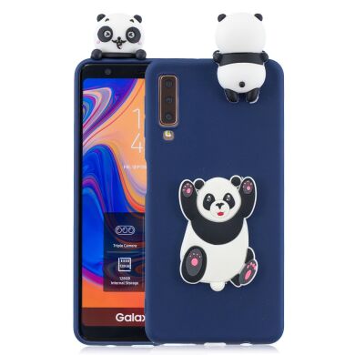 Силіконовий (TPU) чохол UniCase 3D Pattern для Samsung Galaxy A7 2018 (A750) - Jumping Panda