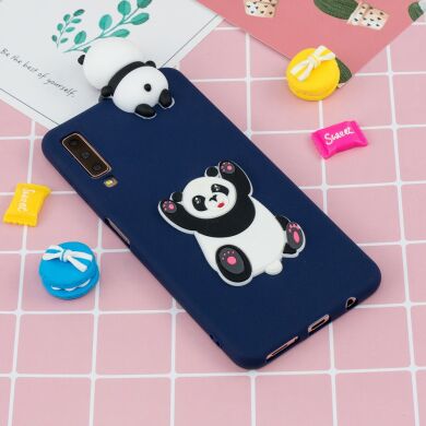 Силіконовий (TPU) чохол UniCase 3D Pattern для Samsung Galaxy A7 2018 (A750) - Jumping Panda