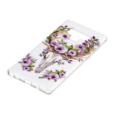 Силіконовий (TPU) Deexe LumiCase для Samsung Galaxy Note 9 (N960), Flowered Elk
