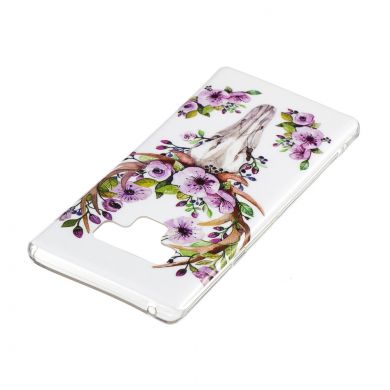Силиконовый (TPU) Deexe LumiCase для Samsung Galaxy Note 9 (N960) - Flowered Elk
