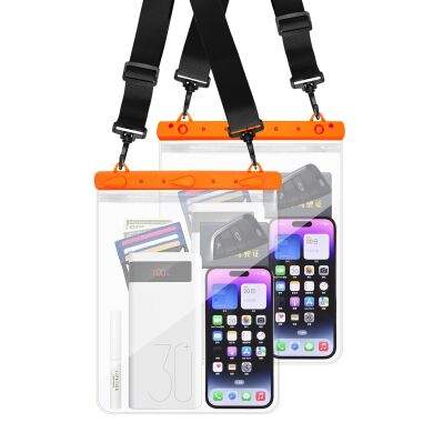 Влагозащитный чехол Deexe Waterproof Dry Case - Orange