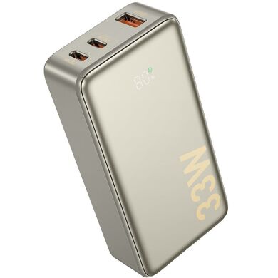 Внешний аккумулятор Hoco Q27 Jewel 22.5W+PD33W (10000mAh) - Titanium Gold