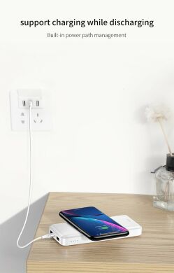 Внешний аккумулятор с беспроводной зарядкой BASEUS M36 Wireless Charger (10000mAh) - Black