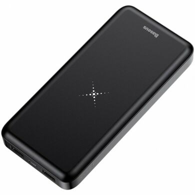 Внешний аккумулятор с беспроводной зарядкой BASEUS M36 Wireless Charger (10000mAh) - Black