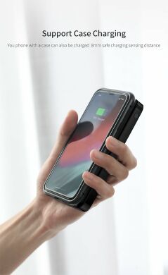 Внешний аккумулятор с беспроводной зарядкой BASEUS M36 Wireless Charger (10000mAh) - Black