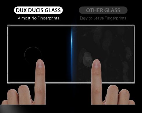 Захисне скло DUX DUCIS Side Glue для Samsung Galaxy S22 Ultra - Black