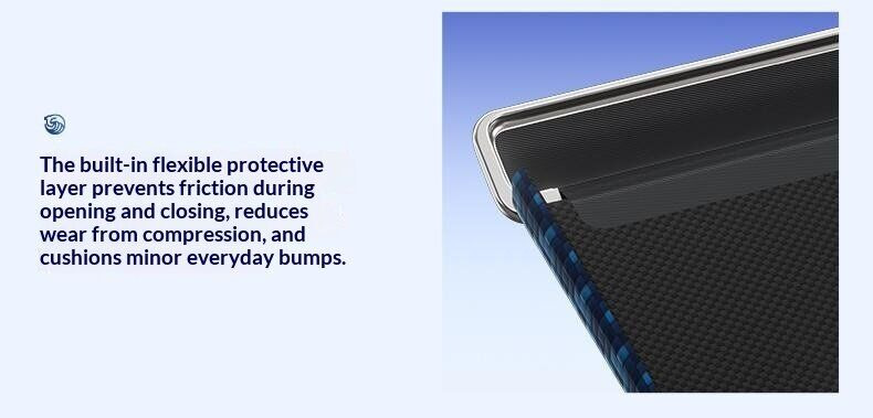 Защитный чехол BENKS ArmorGrid Air Magnetic для Samsung Galaxy Fold 8 Ultra - Dark Blue