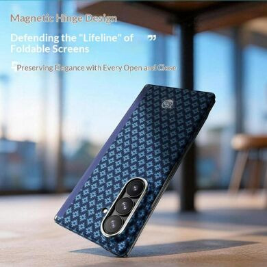 Защитный чехол BENKS ArmorGrid Air Magnetic для Samsung Galaxy Fold 8 Ultra - Dark Blue