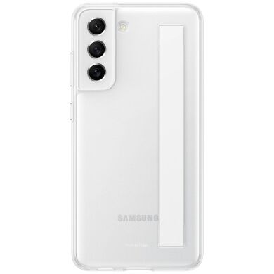 Защитный чехол Clear Strap Cover для Samsung Galaxy S21 FE (G990) EF-XG990CWEGRU - White