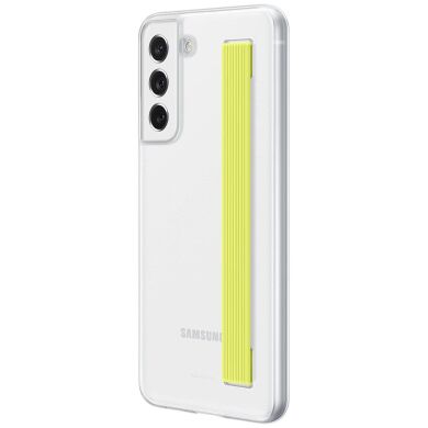 Защитный чехол Clear Strap Cover для Samsung Galaxy S21 FE (G990) EF-XG990CWEGRU - White
