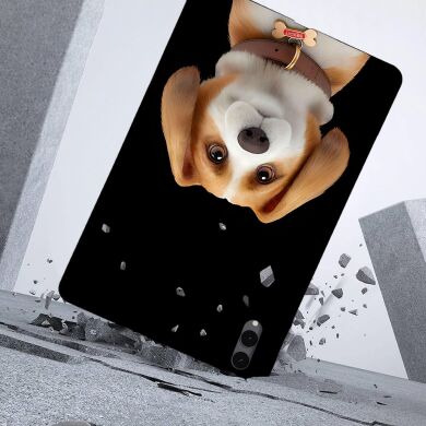 Защитный чехол Deexe Animal Series для Samsung Galaxy Tab S12 Plus - Harrier Beagle
