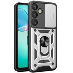 Захисний чохол Deexe Armor Shield для Samsung Galaxy S26 - Silver