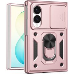 Защитный чехол Deexe Armor Shield (FF) для Samsung Galaxy Fold 8 - Rose Gold