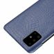 Захисний чохол Deexe Croco Style для Samsung Galaxy A71 (A715) - Dark Blue