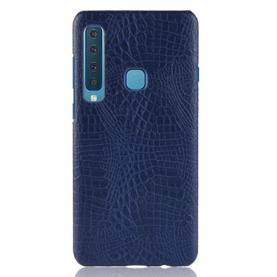 Защитный чехол Deexe Croco Style для Samsung Galaxy A9 2018 (A920) - Dark Blue