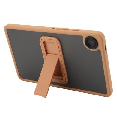 Защитный чехол Deexe Crystal Kickstand для Samsung Galaxy Tab A9 (X110/115) - Gold